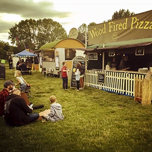 Wood Fired Pizza at Camp Wildfire